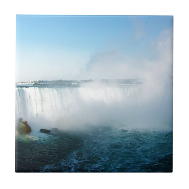 Carreau Les chutes du Niagara. (Devant)
