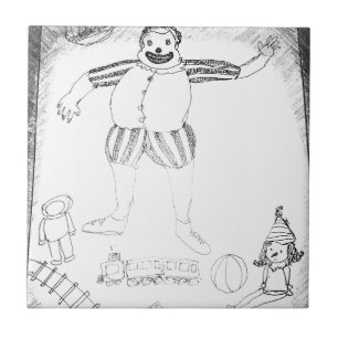 Carreau Les clowns sont autour