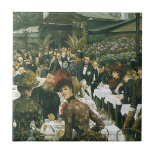 Carreau Les Dames de l'Artiste par James Tissot, Art ancie