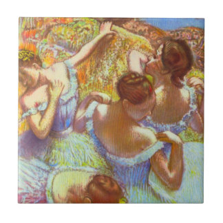 Carreau Les Danseuses bleues d'Edgar Degas