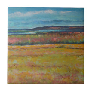 Carreau Les Dunes De Sable Côtier Artisanat Peint