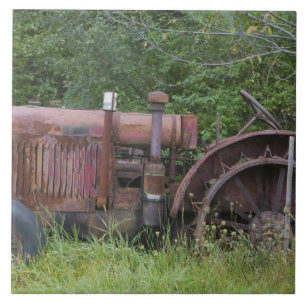 Carreau Les Etats-Unis, Vermont, MANCHESTER : Tracteur