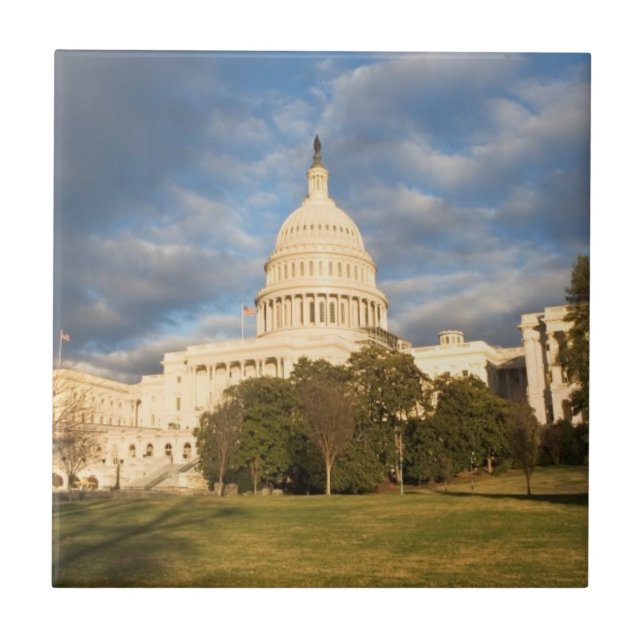 Carreau Les Etats-Unis, Washington DC, bâtiment de capitol (Devant)