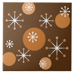 Carreau Les étoiles de l'ère atomique brûlent l'orange