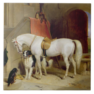 Carreau Les Favoris de Prince George (huile sur toile)