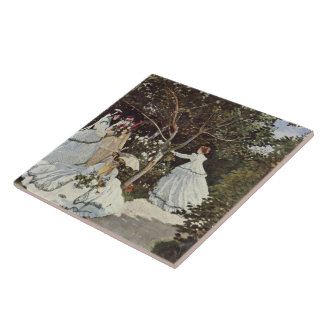 Carreau Les femmes dans le jardin par Claude Monet
