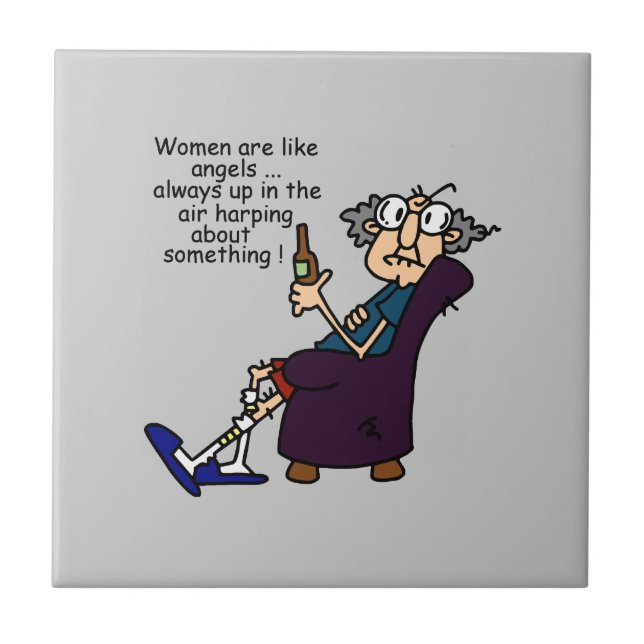 Carreau Les Femmes Sont Comme Des Anges (Devant)