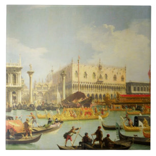 Carreau Les fiançailles du doge vénitien