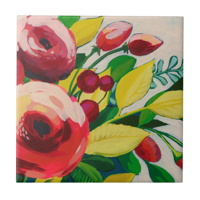 Carreau Les fleurs vivaces (Devant)