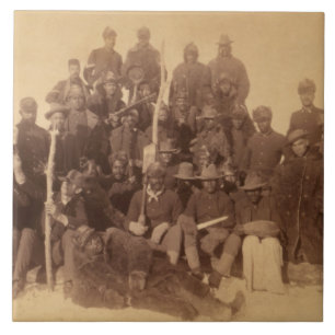 Carreau Les guerriers du buffle : la cavalerie noire améri