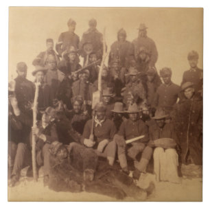 Carreau Les guerriers du buffle : la cavalerie noire améri