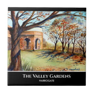 Carreau Les jardins de la vallée Harrogate par Farida Gree