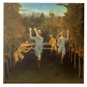 Carreau Les joueurs de football, 1908 (huile sur la toile)