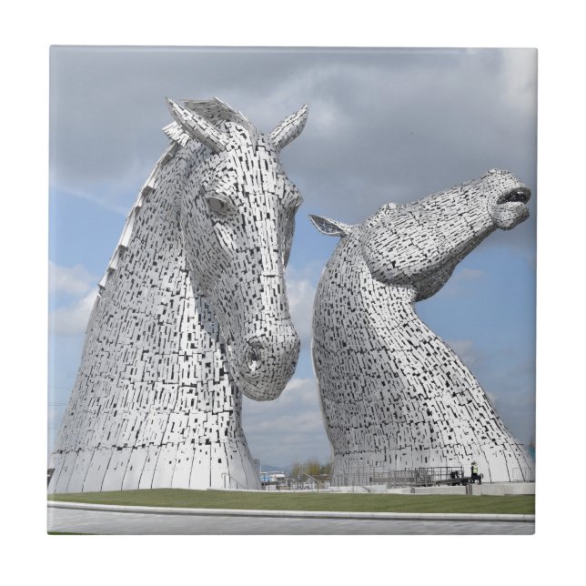 Carreau les Kelpies, parc d'hélice, Falkirk, Ecosse (Devant)