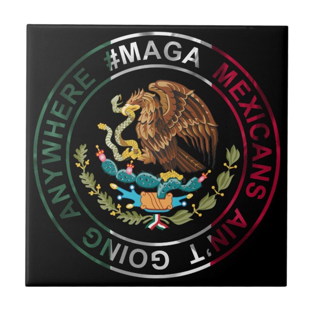 Carreau Les Mexicains MAGA ne vont nulle part (Devant)