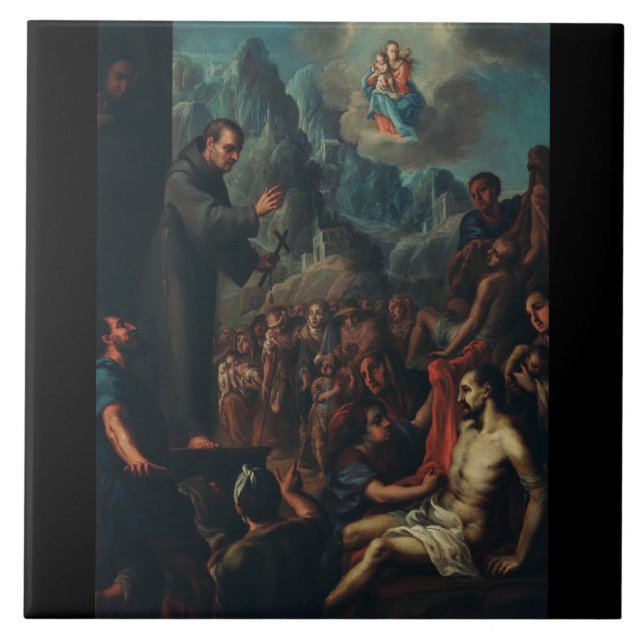 Carreau Les miracles de Saint Salvador d'Horta (Devant)