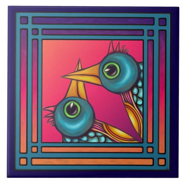 Carreau Les oiseaux (Devant)