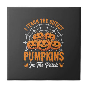 Carreau Les plus mignons citrouilles dans le patch profess