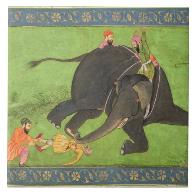 Carreau Les préposés secourent un homme tombé d'un ele (Devant)