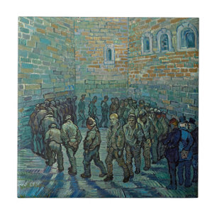 Carreau Les prisonniers de Vincent van Gogh en exercice
