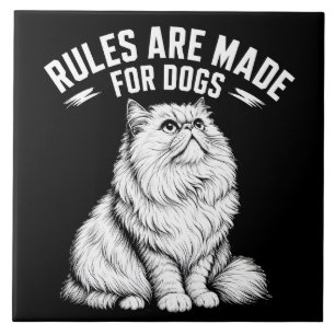 Carreau Les Règles Sont Faites Pour Les Chiens - Citation 