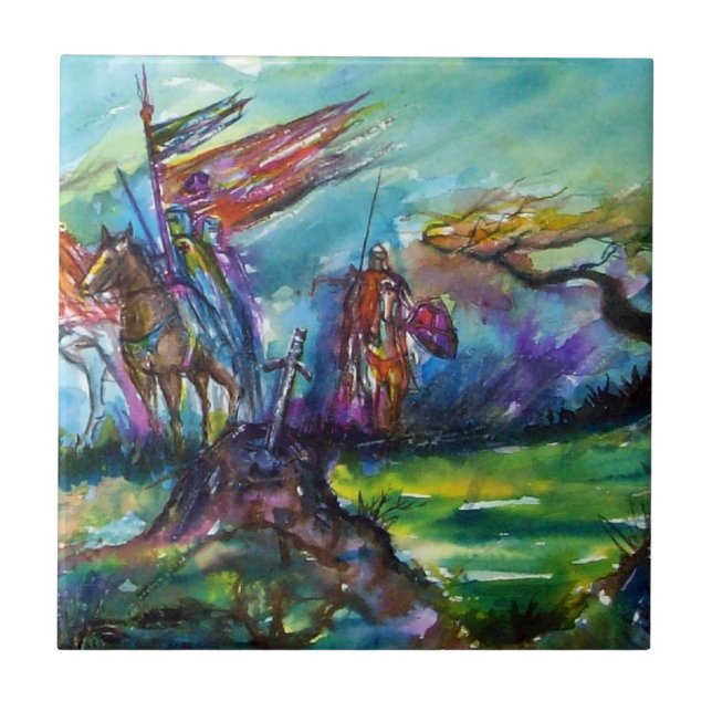 CARREAU LES RIDERS DANS LA TEMPÊTE (Devant)