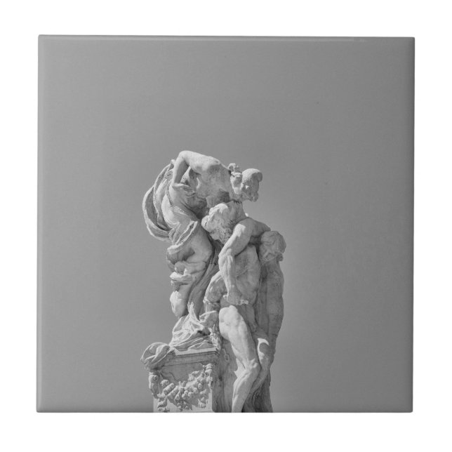 Carreau Les sculptures romaines dans la composition modern (Devant)