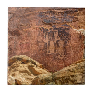 Carreau Les trois Rois Petroglyph - ranch de Mcconkie -