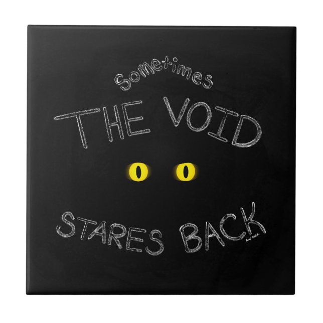 Carreau Les yeux vides de retour (Devant)