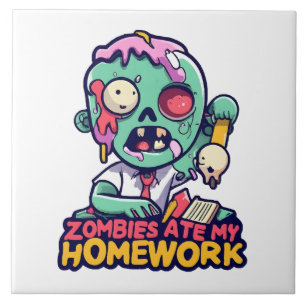 Carreau Les zombies ont mangé mes devoirs