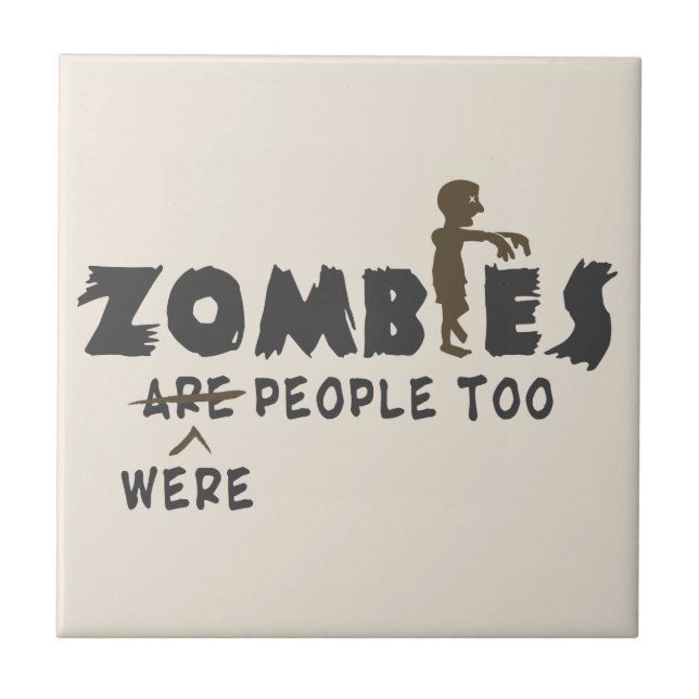 Carreau Les zombis étaient les gens aussi (Devant)