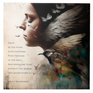 Carreau L'espoir est la chose avec les plumes