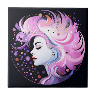 Carreau "L'essence de l'élégance" Beauté des femmes