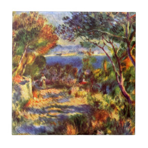 Carreau L'Estaque de Pierre Renoir, Impressionnisme Vintag
