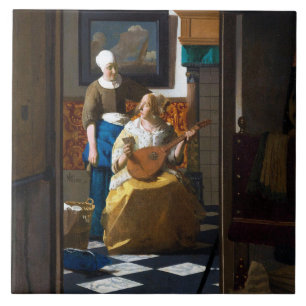 Carreau Lettre d'amour, Johannes Vermeer