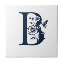 lettre d'invitation bleue B simple