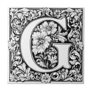 CARREAU LETTRE MOYENNE ÉCLAIRÉE G