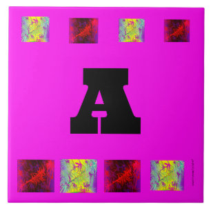 Carreau Lettres en céramique