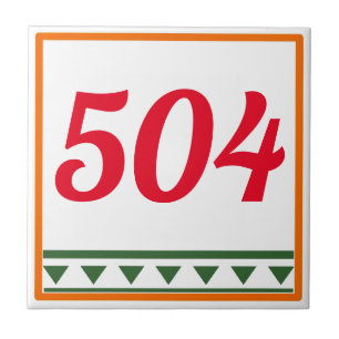 Carreau Lettres et numéros italiens rouges, numéros d'édit