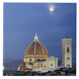 Carreau Lever de lune et cathédrale de Florence, Basilique