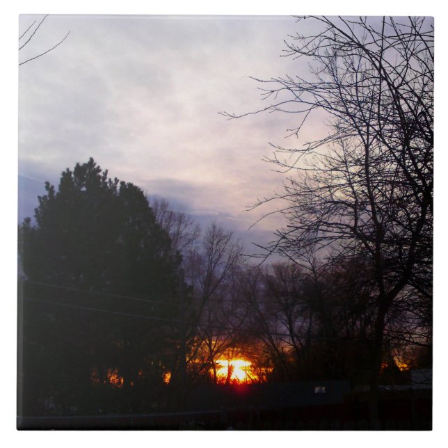 Carreau Lever de Soleil Boule de Feu (Devant)
