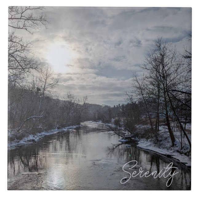 Carreau Lever de soleil d'hiver à CVNP (Devant)