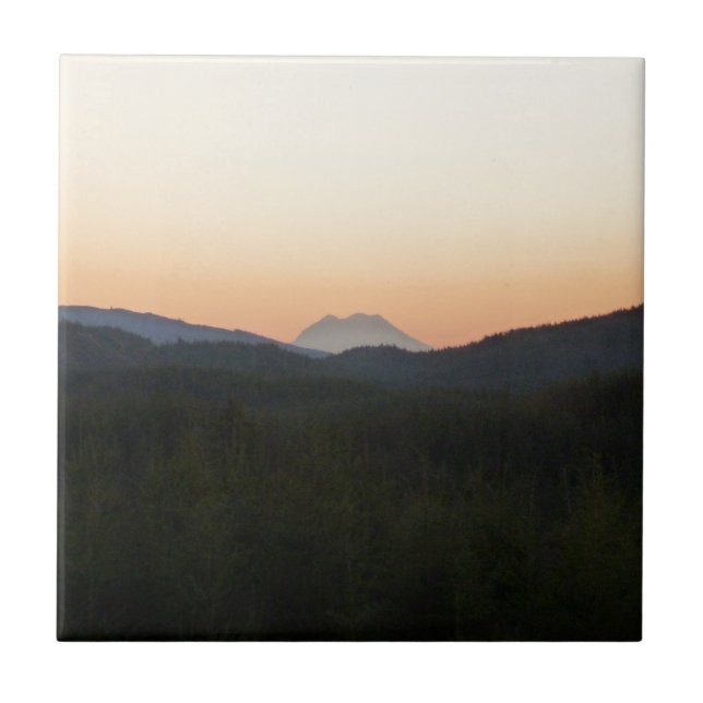 Carreau Lever de soleil du mont Rainier (Devant)