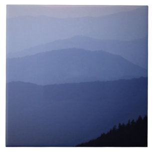 Carreau Lever de soleil, montagnes du sud des Appalaches,