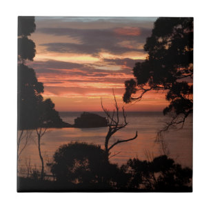 Carreau Lever de soleil sur le parc national Freycinet