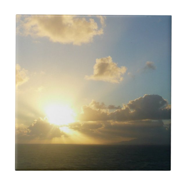 Carreau Lever du soleil sur San Juan II Porto Rico (Devant)