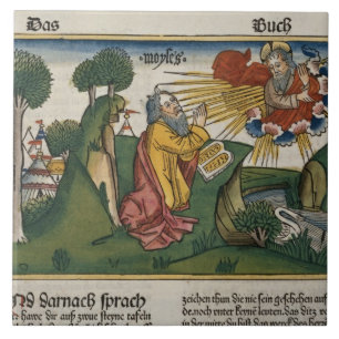 Carreau L'exode 34 1-10 Moïse reçoit les deuxièmes