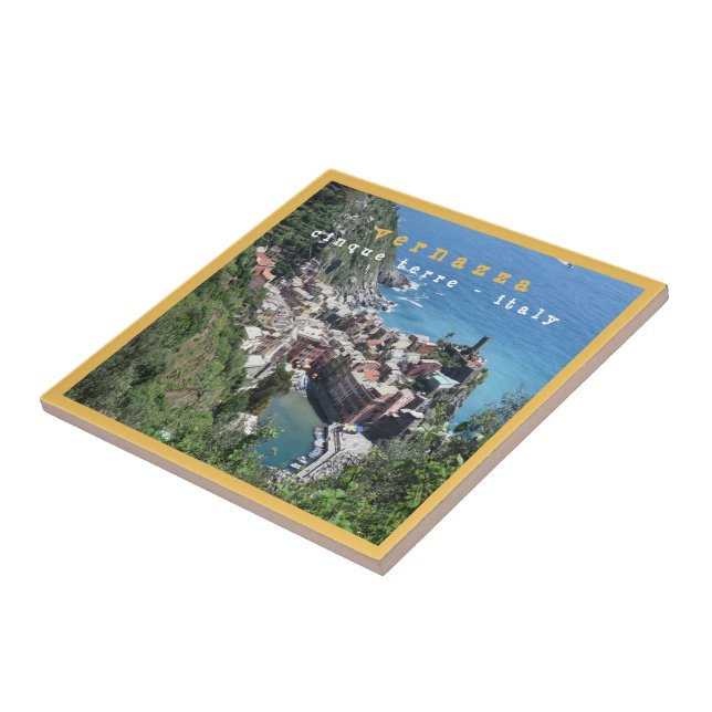 Carreau LGR007 VERNAZZA - Cinque Terre - Italie - (Côté)