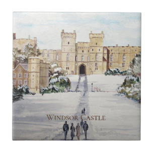 Carreau L'hiver à Windsor Castle Paysage Peinture