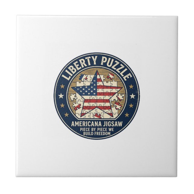 Carreau Liberté Puzzle Patriotique Puzzle Jigsaw V (Devant)